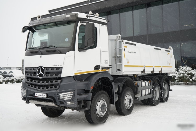 Mercedes AROCS 4145 / 8x6 / WYWROTKA  3- STRONNA   / HYDROBURTA / BORDMATIC / MEILLER KIPPER /  MANUAL  / zdjęcie 19