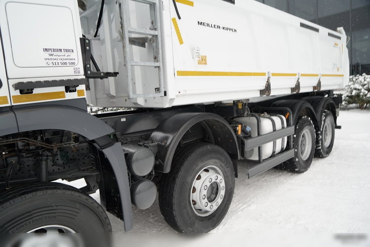 Mercedes AROCS 4145 / 8x6 / WYWROTKA  3- STRONNA   / HYDROBURTA / BORDMATIC / MEILLER KIPPER /  MANUAL  / zdjęcie 26