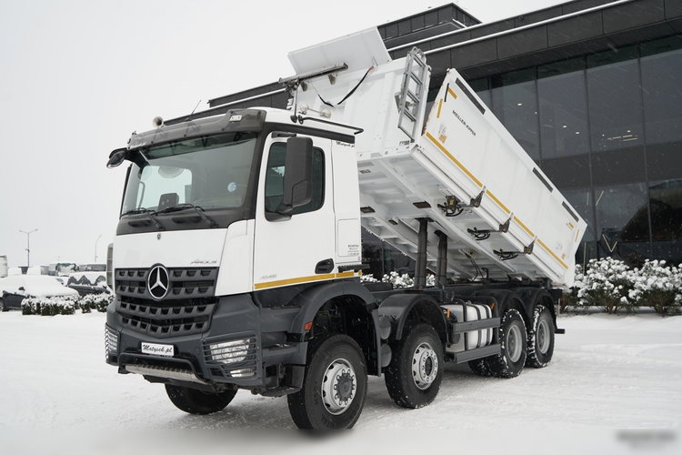 Mercedes AROCS 4145 / 8x6 / WYWROTKA  3- STRONNA   / HYDROBURTA / BORDMATIC / MEILLER KIPPER /  MANUAL  / zdjęcie 2