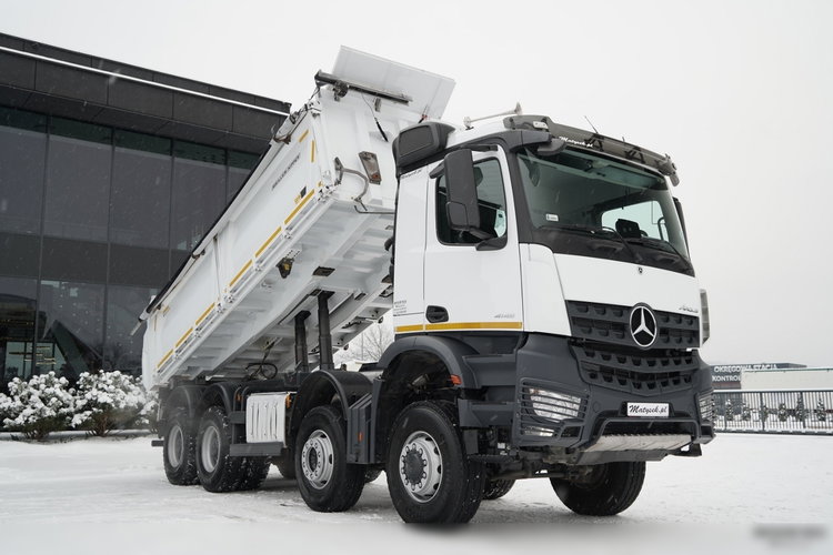 Mercedes AROCS 4145 / 8x6 / WYWROTKA  3- STRONNA   / HYDROBURTA / BORDMATIC / MEILLER KIPPER /  MANUAL  / zdjęcie 4