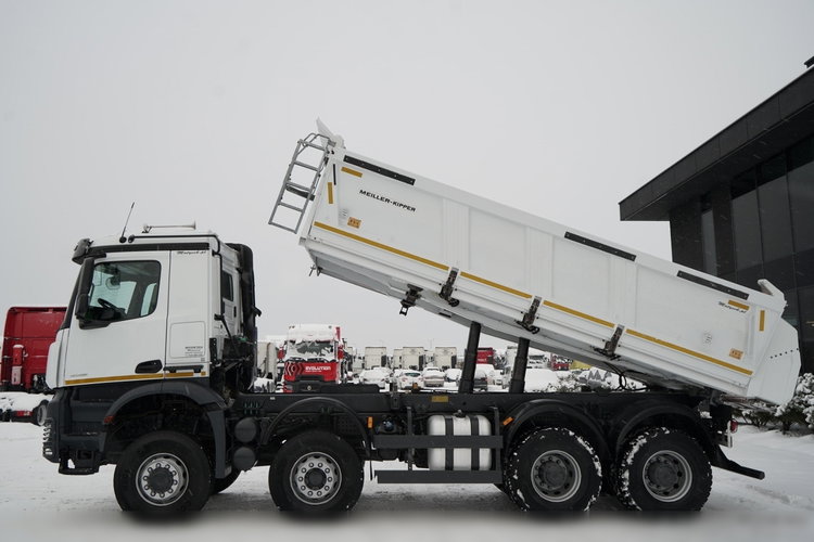 Mercedes AROCS 4145 / 8x6 / WYWROTKA  3- STRONNA   / HYDROBURTA / BORDMATIC / MEILLER KIPPER /  MANUAL  / zdjęcie 5