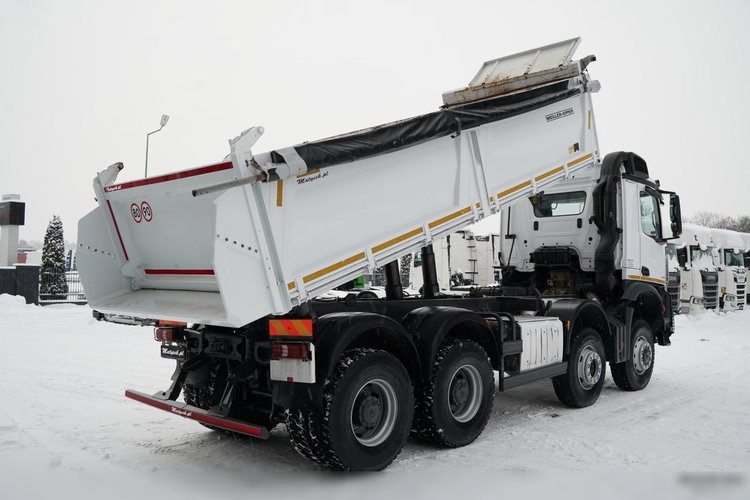 Mercedes AROCS 4145 / 8x6 / WYWROTKA  3- STRONNA   / HYDROBURTA / BORDMATIC / MEILLER KIPPER /  MANUAL  / zdjęcie 7