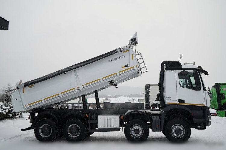 Mercedes AROCS 4145 / 8x6 / WYWROTKA  3- STRONNA   / HYDROBURTA / BORDMATIC / MEILLER KIPPER /  MANUAL  / zdjęcie 8