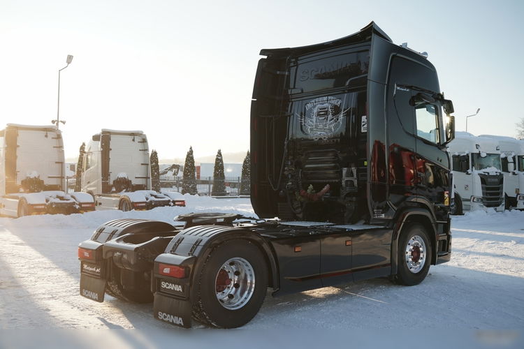 Scania S 500 / RETARDER / CAŁĄ NA PODUSZKACH / KLIMA POSTOJOWA / SKÓRY / OPONY 100% / ALUFELGI zdjęcie 10