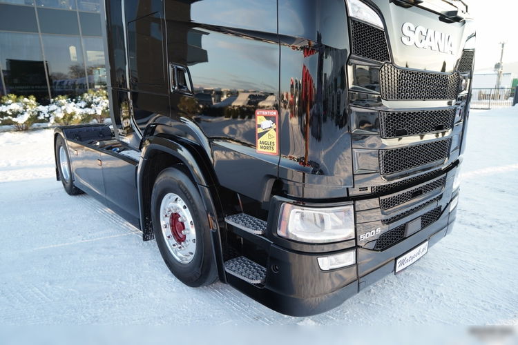 Scania S 500 / RETARDER / CAŁĄ NA PODUSZKACH / KLIMA POSTOJOWA / SKÓRY / OPONY 100% / ALUFELGI zdjęcie 12