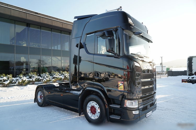 Scania S 500 / RETARDER / CAŁĄ NA PODUSZKACH / KLIMA POSTOJOWA / SKÓRY / OPONY 100% / ALUFELGI zdjęcie 3