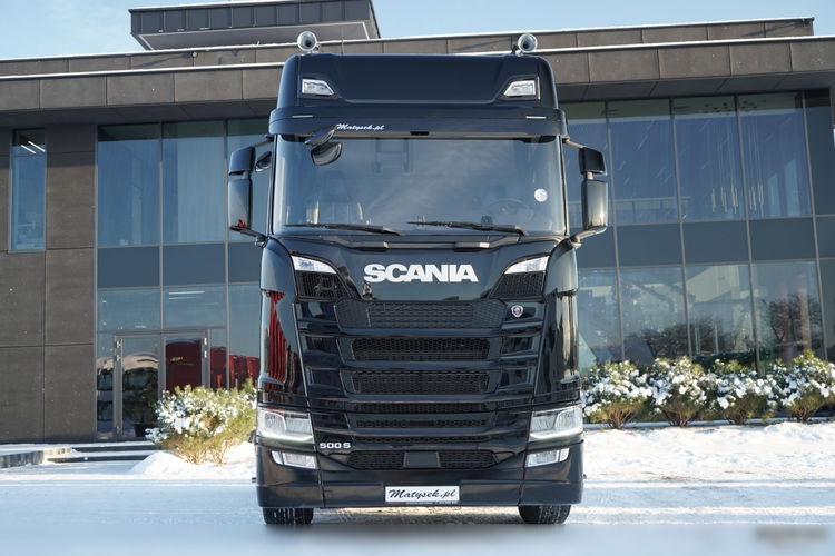 Scania S 500 / RETARDER / CAŁĄ NA PODUSZKACH / KLIMA POSTOJOWA / SKÓRY / OPONY 100% / ALUFELGI zdjęcie 4