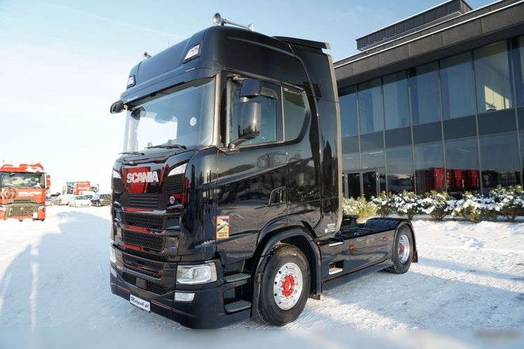 Scania S 500 / RETARDER / CAŁĄ NA PODUSZKACH / KLIMA POSTOJOWA / SKÓRY / OPONY 100% / ALUFELGI zdjęcie 7