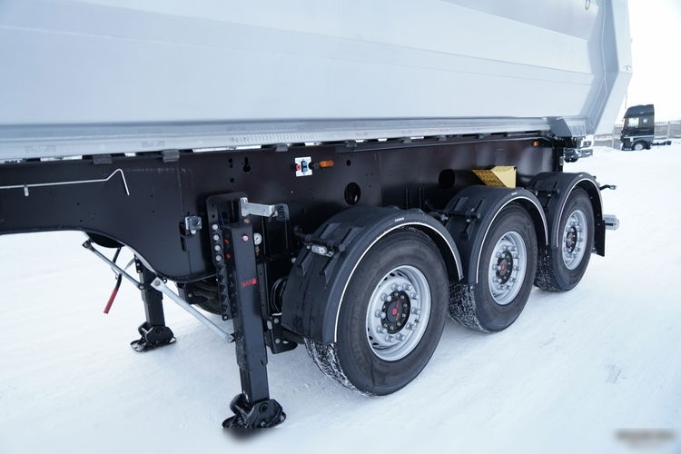 Mega WYWROTKA / 26 m3 / STALOWA / STANDARD / OŚ PODNOSZONA / SAF  FARYCZNIE NOWA   zdjęcie 11