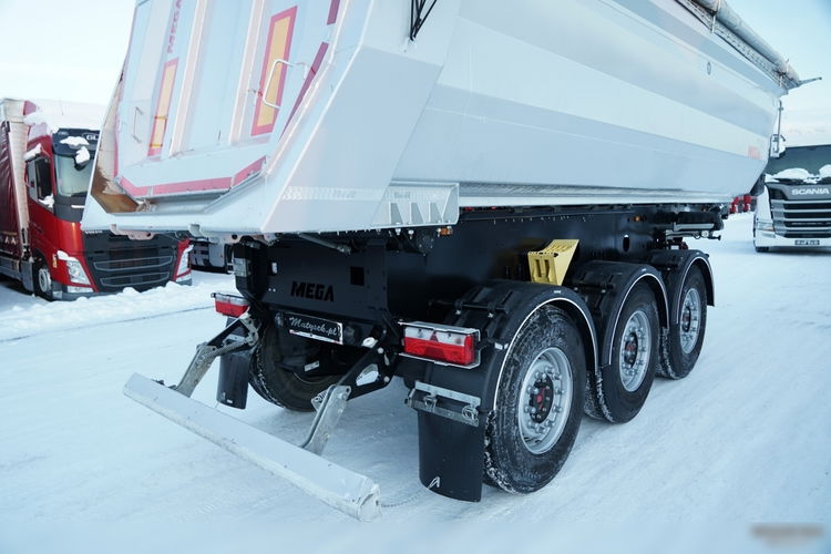 Mega WYWROTKA / 26 m3 / STALOWA / STANDARD / OŚ PODNOSZONA / SAF  FARYCZNIE NOWA   zdjęcie 14