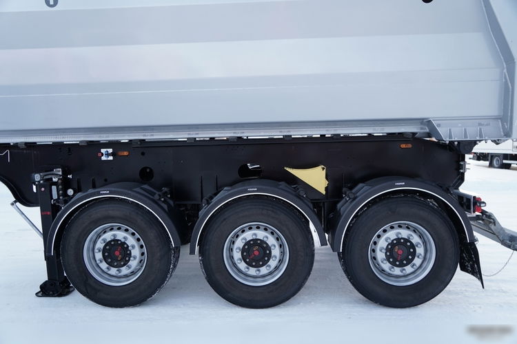 Mega WYWROTKA / 26 m3 / STALOWA / STANDARD / OŚ PODNOSZONA / SAF  FARYCZNIE NOWA   zdjęcie 18