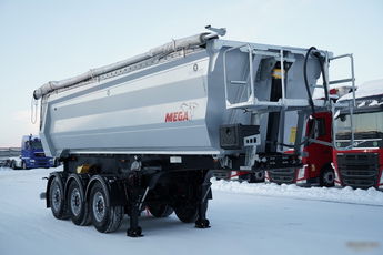 Mega WYWROTKA / 26 m3 / STALOWA / STANDARD / OŚ PODNOSZONA / SAF  FARYCZNIE NOWA  