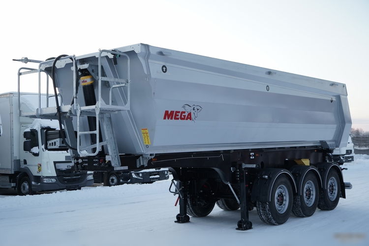Mega WYWROTKA / 26 m3 / STALOWA / STANDARD / OŚ PODNOSZONA / SAF  FARYCZNIE NOWA   zdjęcie 3