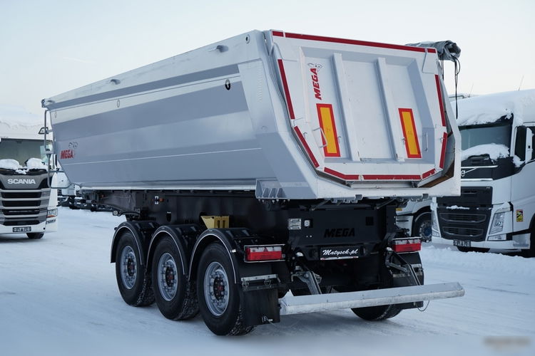 Mega WYWROTKA / 26 m3 / STALOWA / STANDARD / OŚ PODNOSZONA / SAF  FARYCZNIE NOWA   zdjęcie 7