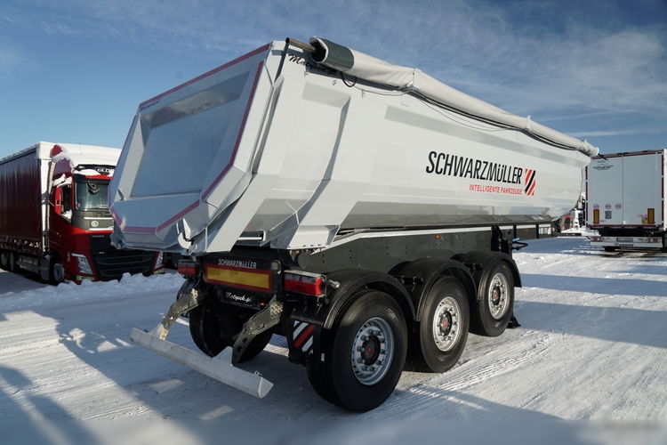 Schwarzmuller WYWROTKA / 26 m3 / STALOWA RYNNA / STANDARD / OŚ PODNOSZONA / SAF / OPONY 100% zdjęcie 10