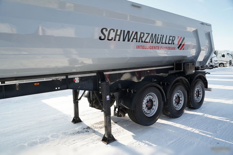 Schwarzmuller WYWROTKA / 26 m3 / STALOWA RYNNA / STANDARD / OŚ PODNOSZONA / SAF / OPONY 100% zdjęcie 12