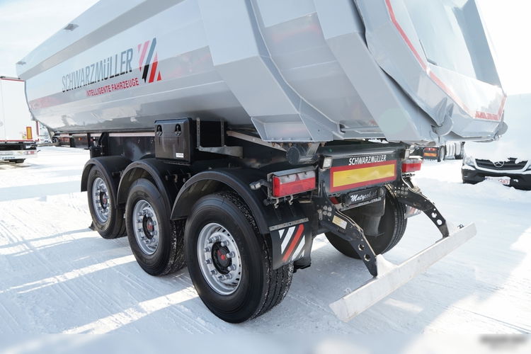 Schwarzmuller WYWROTKA / 26 m3 / STALOWA RYNNA / STANDARD / OŚ PODNOSZONA / SAF / OPONY 100% zdjęcie 13