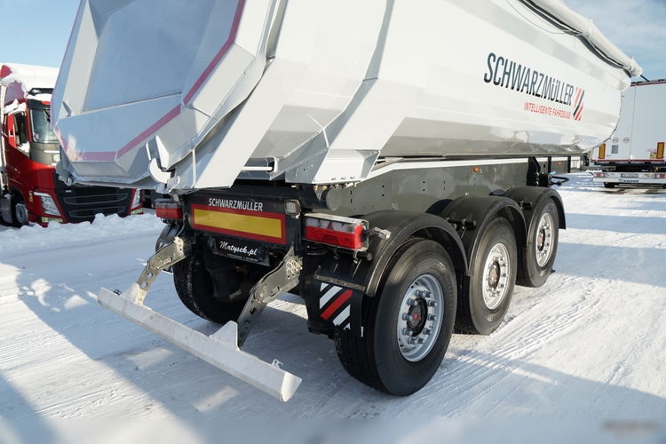 Schwarzmuller WYWROTKA / 26 m3 / STALOWA RYNNA / STANDARD / OŚ PODNOSZONA / SAF / OPONY 100% zdjęcie 15
