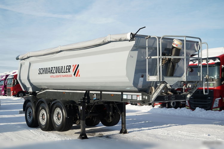 Schwarzmuller WYWROTKA / 26 m3 / STALOWA RYNNA / STANDARD / OŚ PODNOSZONA / SAF / OPONY 100% zdjęcie 3