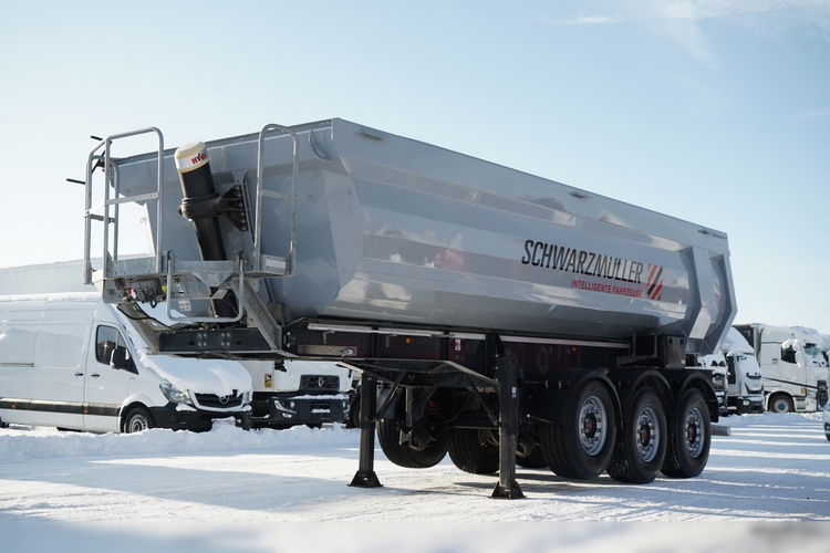 Schwarzmuller WYWROTKA / 26 m3 / STALOWA RYNNA / STANDARD / OŚ PODNOSZONA / SAF / OPONY 100% zdjęcie 5