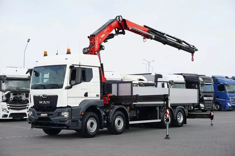 MAN TGS / 35.470 / E 6 / SKRZYNIOWY + HDS / FASSI F 545 / ŁAD. 13 105 KG / PILOT zdjęcie 1