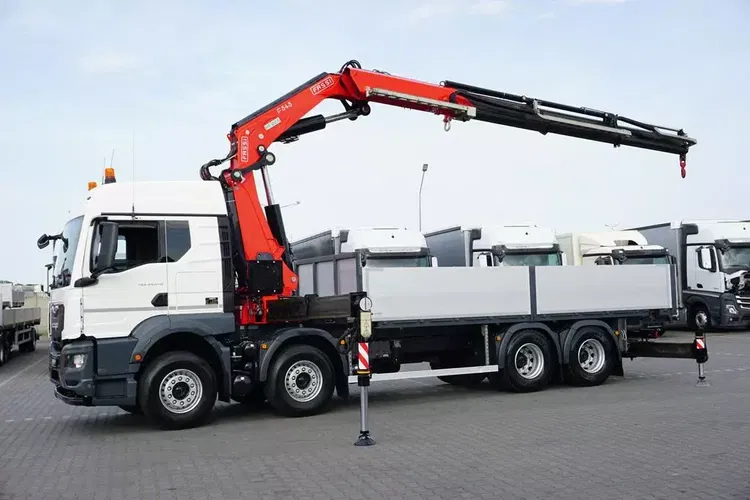 MAN TGS / 35.470 / E 6 / SKRZYNIOWY + HDS / FASSI F 545 / ŁAD. 13 105 KG / PILOT zdjęcie 4