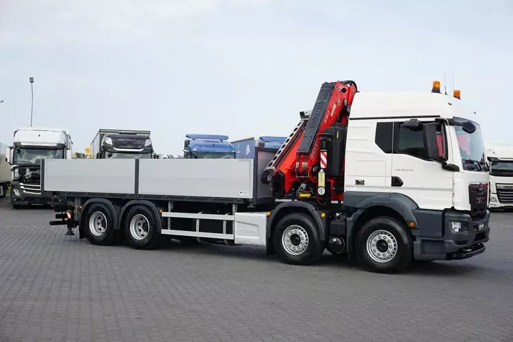 MAN TGS / 35.470 / E 6 / SKRZYNIOWY + HDS / FASSI F 545 / ŁAD. 13 105 KG / PILOT zdjęcie 6