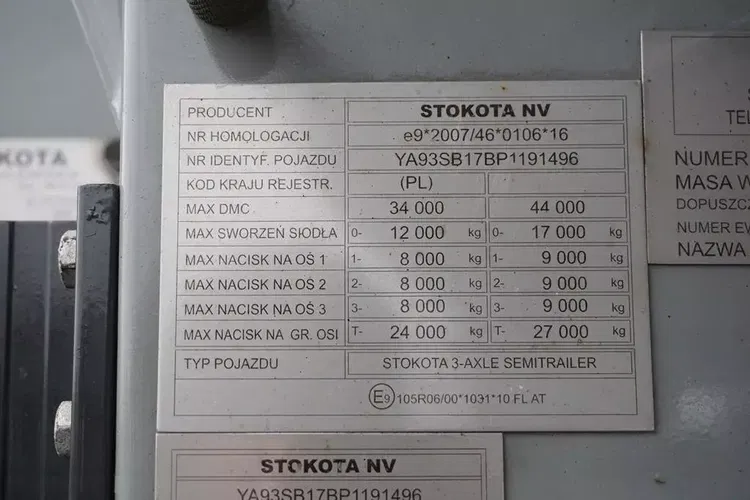 STOKOTA CYSTERNA / DO GAZU / LPG / 47 895 L / JAK NOWA zdjęcie 11