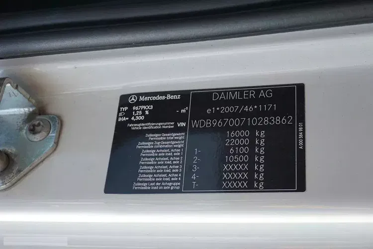 Mercedes ATEGO / 1523 / ACC / EURO 6 / PODWOZIE DO ZABUDOWY / DŁ. 6,75 M zdjęcie 11