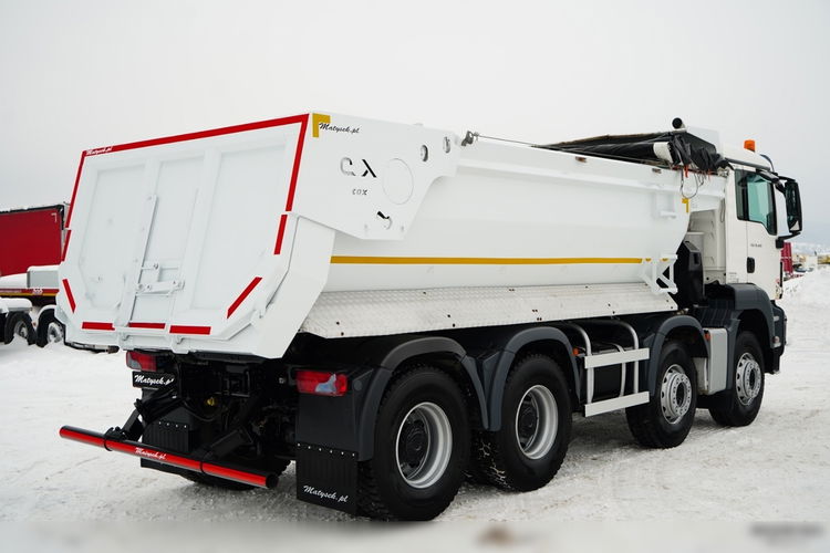 MAN TGS 35.420 / 8X4 / WYWROTKA TYLNOZSYPOWA / HYDROKLAPA / PLANDEKA ELEKTRYCZNA / AUTOMAT / EURO 6  zdjęcie 13