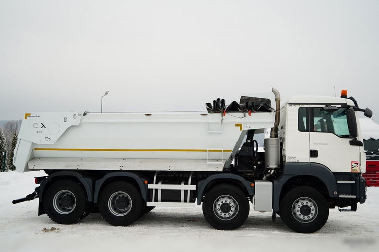 MAN TGS 35.420 / 8X4 / WYWROTKA TYLNOZSYPOWA / HYDROKLAPA / PLANDEKA ELEKTRYCZNA / AUTOMAT / EURO 6  zdjęcie 14