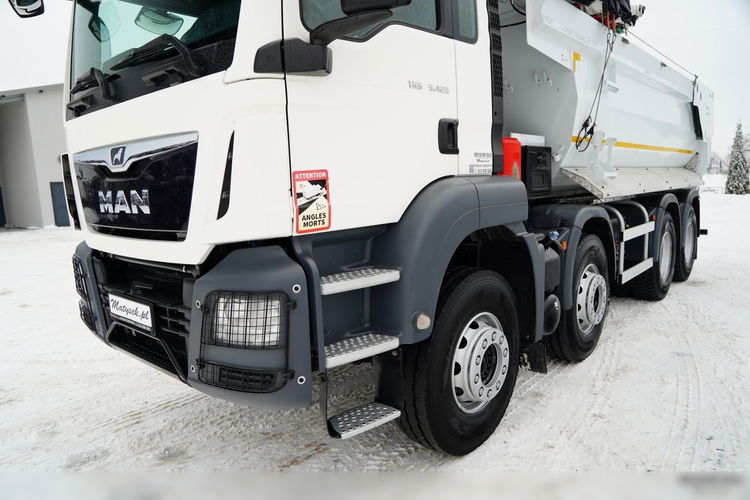 MAN TGS 35.420 / 8X4 / WYWROTKA TYLNOZSYPOWA / HYDROKLAPA / PLANDEKA ELEKTRYCZNA / AUTOMAT / EURO 6  zdjęcie 18