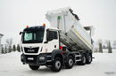 MAN TGS 35.420 / 8X4 / WYWROTKA TYLNOZSYPOWA / HYDROKLAPA / PLANDEKA ELEKTRYCZNA / AUTOMAT / EURO 6  zdjęcie 2