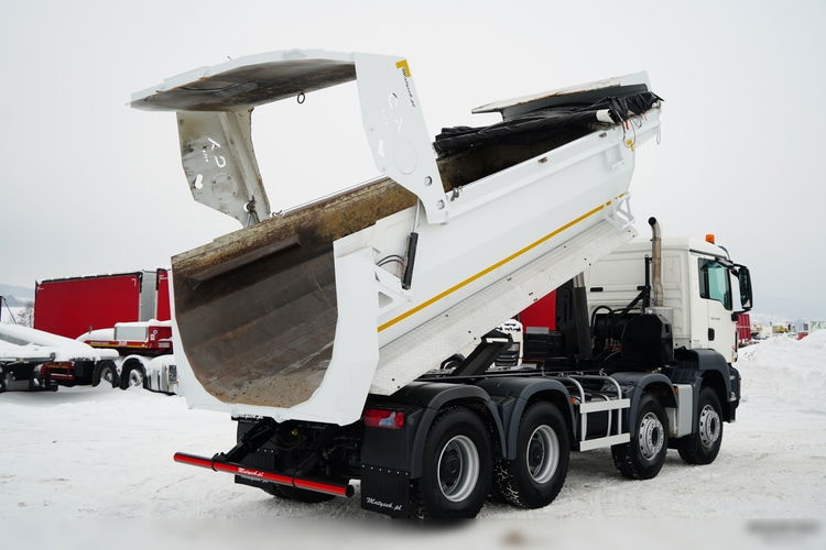 MAN TGS 35.420 / 8X4 / WYWROTKA TYLNOZSYPOWA / HYDROKLAPA / PLANDEKA ELEKTRYCZNA / AUTOMAT / EURO 6  zdjęcie 6