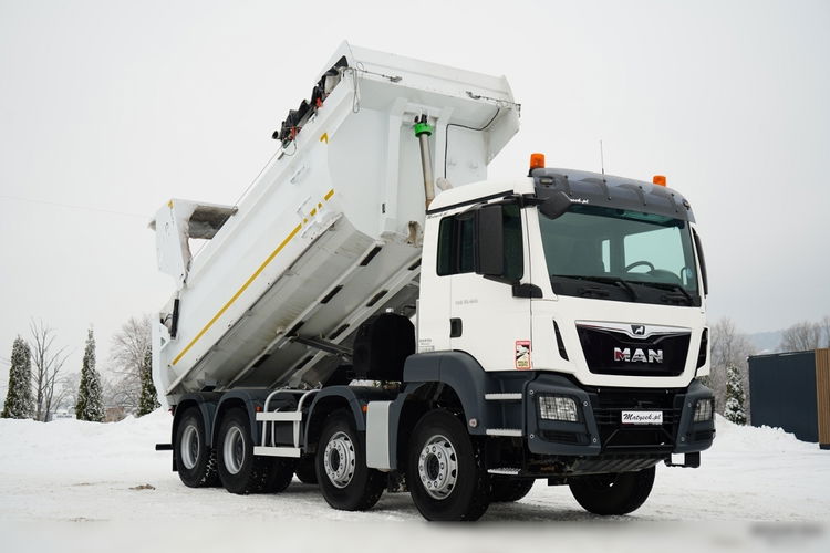 MAN TGS 35.420 / 8X4 / WYWROTKA TYLNOZSYPOWA / HYDROKLAPA / PLANDEKA ELEKTRYCZNA / AUTOMAT / EURO 6  zdjęcie 8