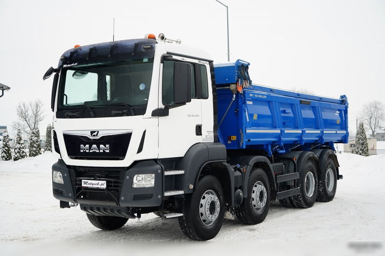 MAN TGS 35.420 / 8X4 / WYWROTKA 2 STR. / HYDROBURTA / BORDMATIC / ZABUDOWA MEILLER KIPPER / zdjęcie 14