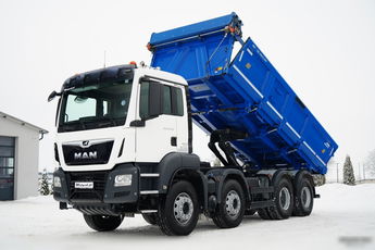 MAN TGS 35.420 / 8X4 / WYWROTKA 2 STR. / HYDROBURTA / BORDMATIC / ZABUDOWA MEILLER KIPPER /