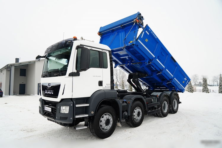 MAN TGS 35.420 / 8X4 / WYWROTKA 2 STR. / HYDROBURTA / BORDMATIC / ZABUDOWA MEILLER KIPPER / zdjęcie 2