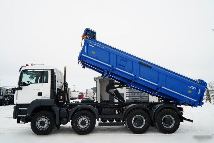 MAN TGS 35.420 / 8X4 / WYWROTKA 2 STR. / HYDROBURTA / BORDMATIC / ZABUDOWA MEILLER KIPPER / zdjęcie 3