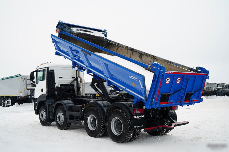 MAN TGS 35.420 / 8X4 / WYWROTKA 2 STR. / HYDROBURTA / BORDMATIC / ZABUDOWA MEILLER KIPPER / zdjęcie 4