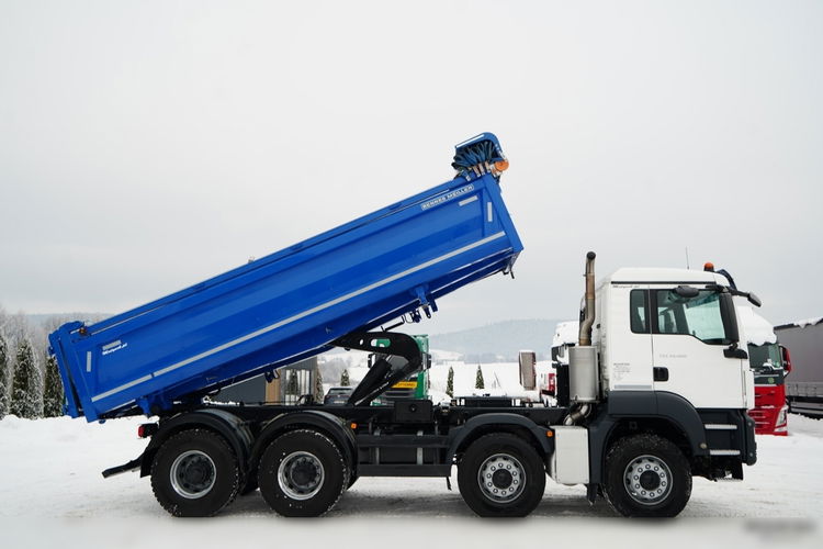 MAN TGS 35.420 / 8X4 / WYWROTKA 2 STR. / HYDROBURTA / BORDMATIC / ZABUDOWA MEILLER KIPPER / zdjęcie 6