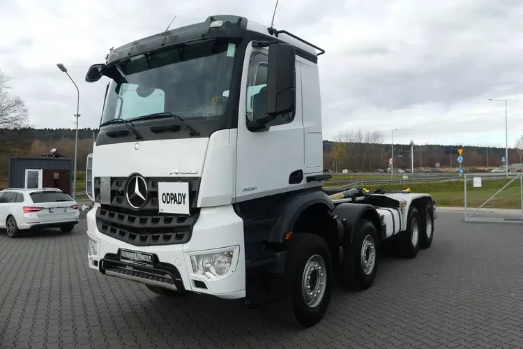 Mercedes AROCS 3251 8x4 / HAKOWIEC PALFINGER / EURO 6 / MANUAL / zdjęcie 5