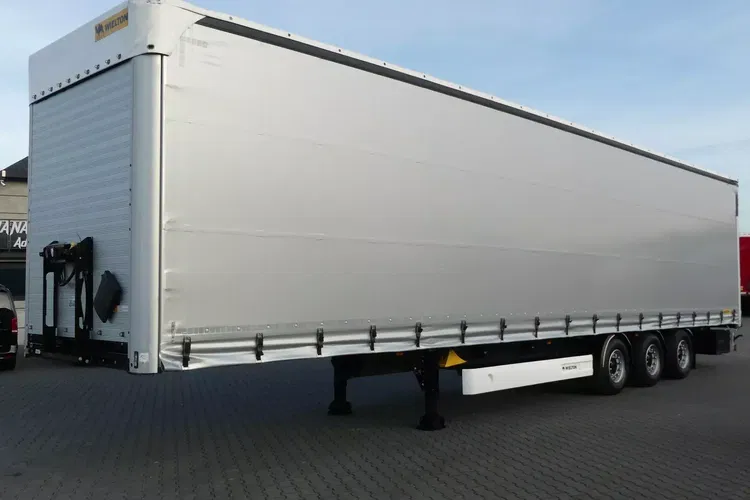 Wielton MEGA / FIRANKA / OŚ PODNOSZONA / ZADBANA / DACH PODNOSZONY / zdjęcie 3