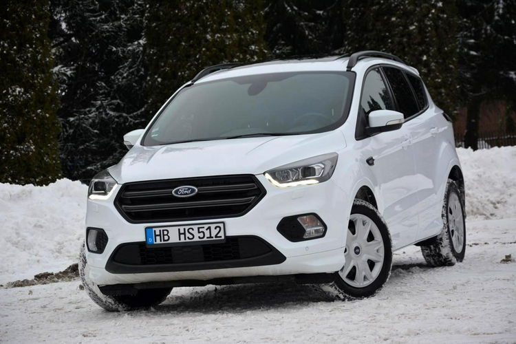 Ford Kuga 2xKoła Kamera Panorama 4X4 ST-Line Radar Acc Xenon ledy Park Assist zdjęcie 11