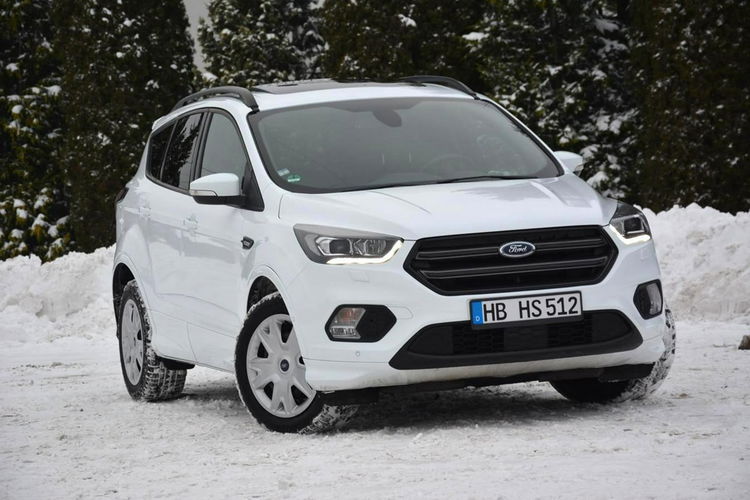 Ford Kuga 2xKoła Kamera Panorama 4X4 ST-Line Radar Acc Xenon ledy Park Assist zdjęcie 3