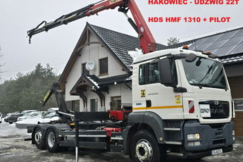 MAN TGS 26.400 6X2 / Hakowiec 22T / HDS HMF 1310 + Pilot MAN TGS 26.400 Hakowiec 22T / HDS HMF 1310 + Pilot