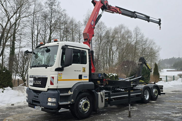 TGS 26.400 6X2 / Hakowiec 22T / HDS HMF 1310 + Pilot MAN TGS 26.400 Hakowiec 22T / HDS HMF 1310 + Pilot zdjęcie 17