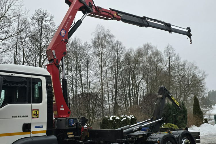 TGS 26.400 6X2 / Hakowiec 22T / HDS HMF 1310 + Pilot MAN TGS 26.400 Hakowiec 22T / HDS HMF 1310 + Pilot zdjęcie 18