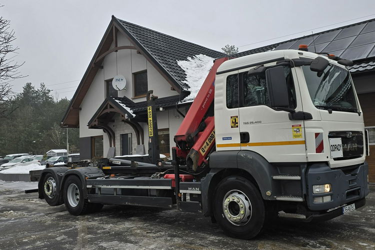 TGS 26.400 6X2 / Hakowiec 22T / HDS HMF 1310 + Pilot MAN TGS 26.400 Hakowiec 22T / HDS HMF 1310 + Pilot zdjęcie 8