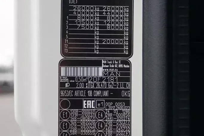MAN TGX / 26.470 / ACC / E 6 / GM / RETARDER / BDF / 7,15 M , 7,45 M zdjęcie 11